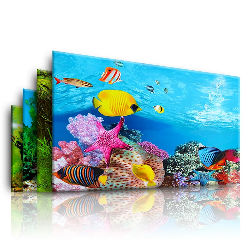 Marine Aquarium All In One - خلفية لحوض السمك ثلاثية الأبعاد ملصق