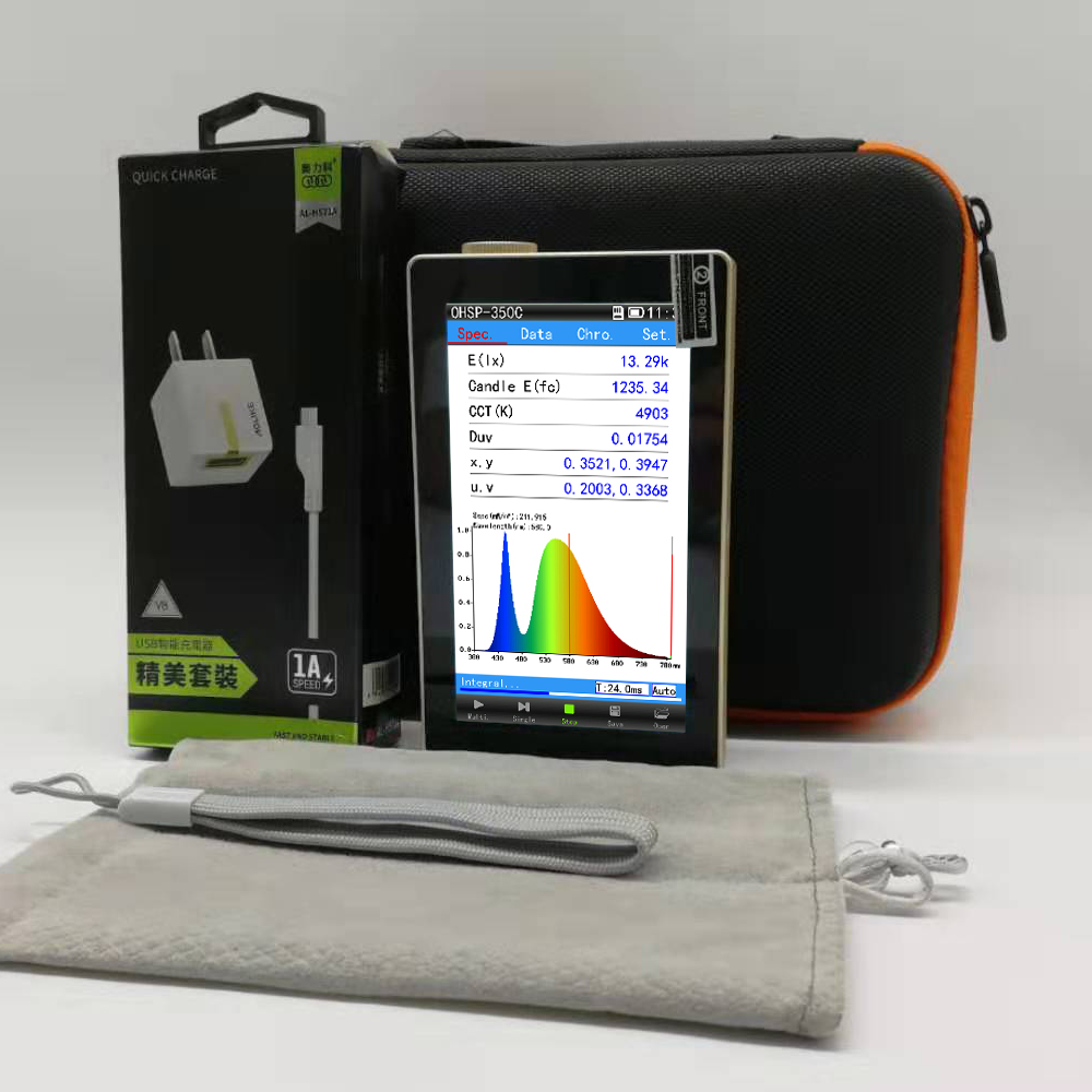 Marine Aquarium Par Meter - مطياف عداد الضوء HOPOOCOLOR OHSP350C لاختبار