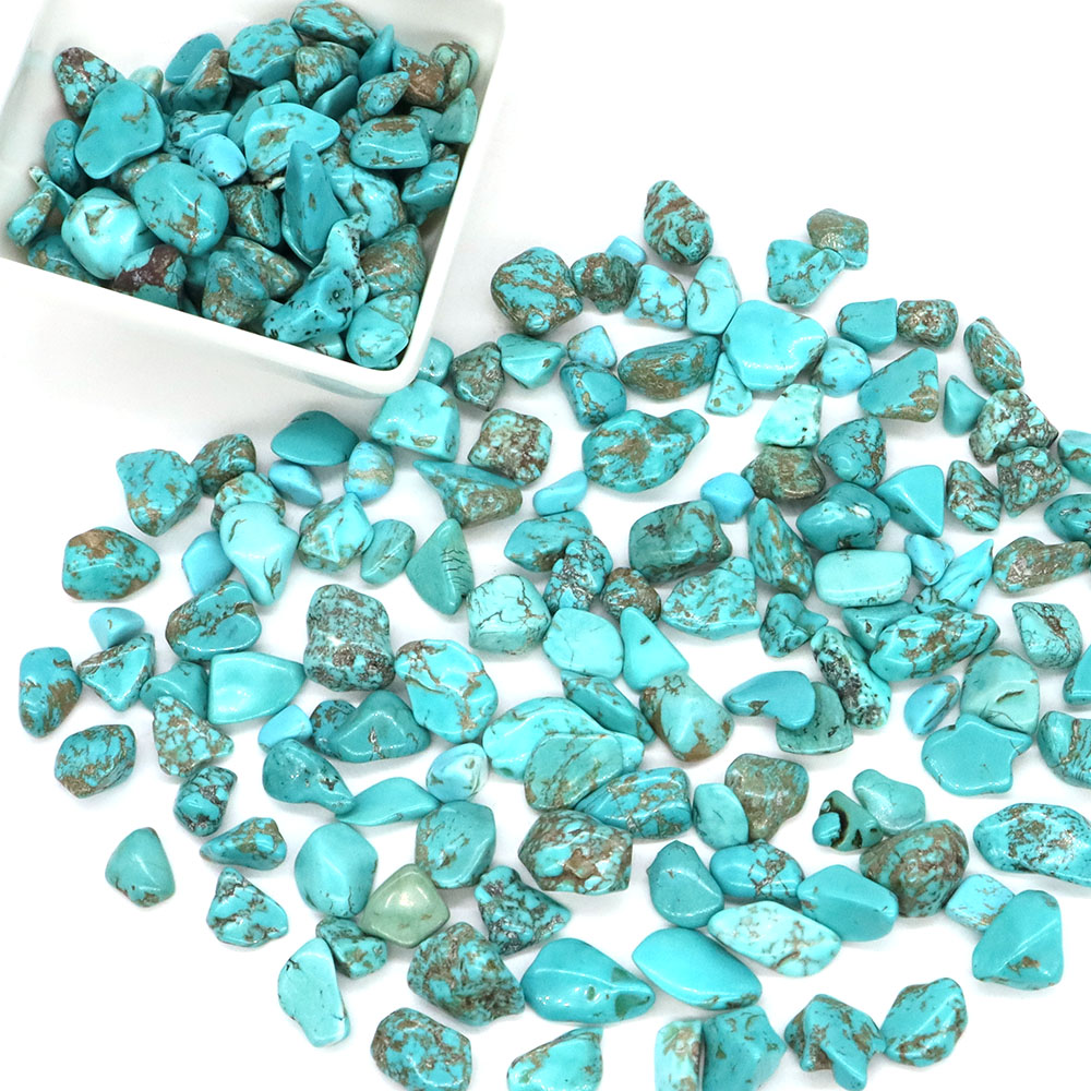 Marine Aquarium Gravel - الأزرق الفيروز الحصى الحجر الطبيعي شفاء