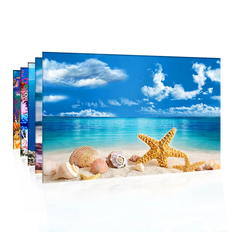 خلفية لحوض السمك ثلاثية الأبعا - مراجعة Marine Aquarium All In One وسعره